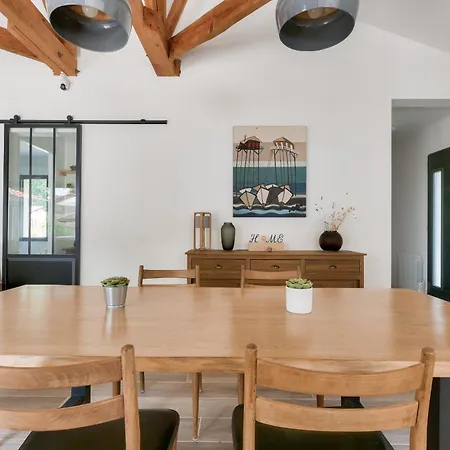 Superbe Maison + Piscine Proche Plage Du Betey בית נופש *
