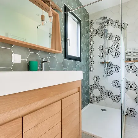 בית נופש Superbe Maison + Piscine Proche Plage Du Betey אנדרנוס-לה-באינס
