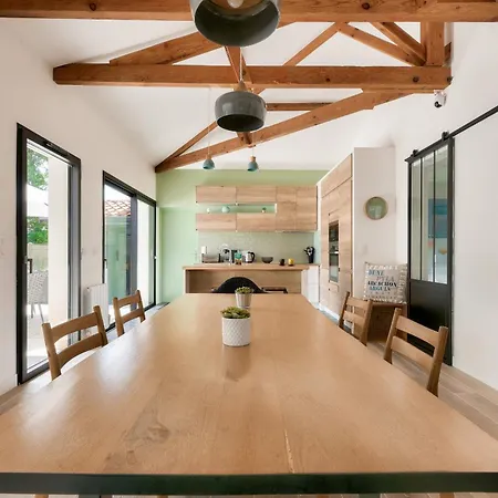 בית נופש Superbe Maison + Piscine Proche Plage Du Betey אנדרנוס-לה-באינס