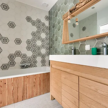 Superbe Maison + Piscine Proche Plage Du Betey בית נופש *