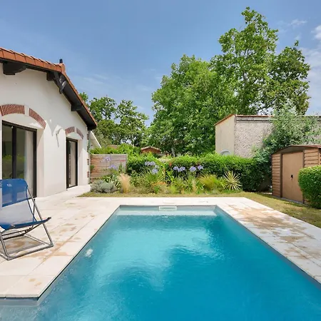Superbe Maison + Piscine Proche Plage Du Betey