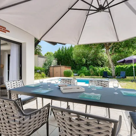 Superbe Maison + Piscine Proche Plage Du Betey בית נופש *